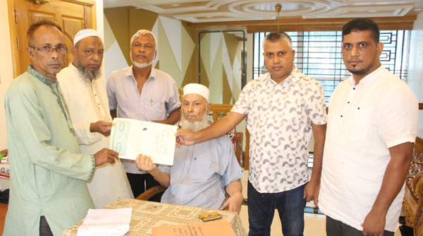 মাটিজুরা উচ্চ বিদ্যালয়ের জন্য ভূমি দান করলেন আলহাজ্ব মো. মাহমুদুর রহমান