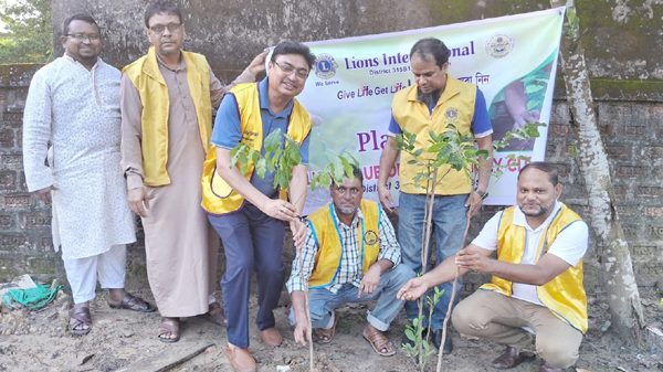 ওয়াল্ড লায়ন সার্ভিস প্রোগ্রাম উপলক্ষে লায়ন্স ক্লাব অব সিলেট হলিসিটির বৃক্ষরোপন কর্মসূচী অনুষ্ঠিত