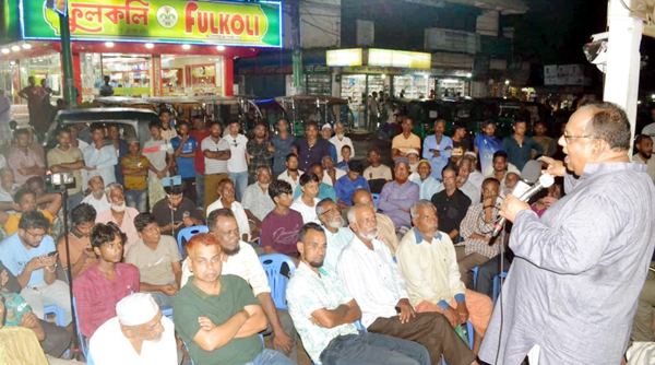 গোলাপগঞ্জের ভাদেশ্বর মোকামবাজারে গণ সংসযোগ ও সমাবেশ
