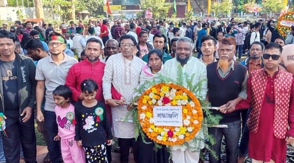 মহান বিজয় দিবসে জাগপা সিলেট মহানগরের শ্রদ্ধাঞ্জলি নিবেদন