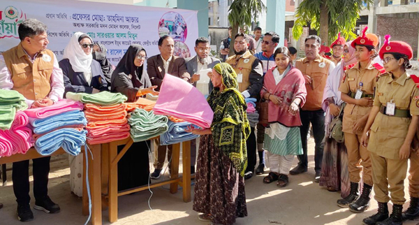 শহীদ বুদ্ধিজীবী দিবসে সিলেট সরকারি মদন মোহন কলেজে আলোচনা সভা ও শীতবস্ত্র বিতরণ