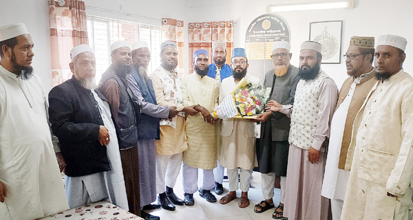 ইফার নতুন পরিচালক ড. সৈয়দ শাহ এমরানের সাথে মউশিক শিক্ষক কল্যাণ পরিষদ সিলেটের সৌজন্য সাক্ষাৎ