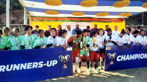 সিলেট জেলা ক্রীড়া সংস্থার সহযোগিতায় প্রীতি প্রমীলা ফুটবল প্রতিযোগিতার সমাপনী ও পুরস্কার বিতরণ