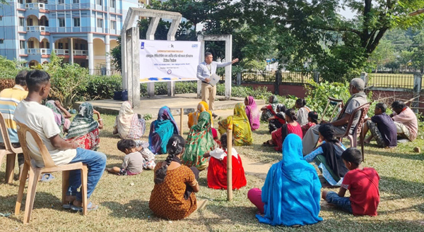 নেদারল্যান্ডস দূতাবাসের অর্থায়নে সিলেট ফ্রিডম ইয়ুথ ক্লাবের উঠান বৈঠক আয়োজন